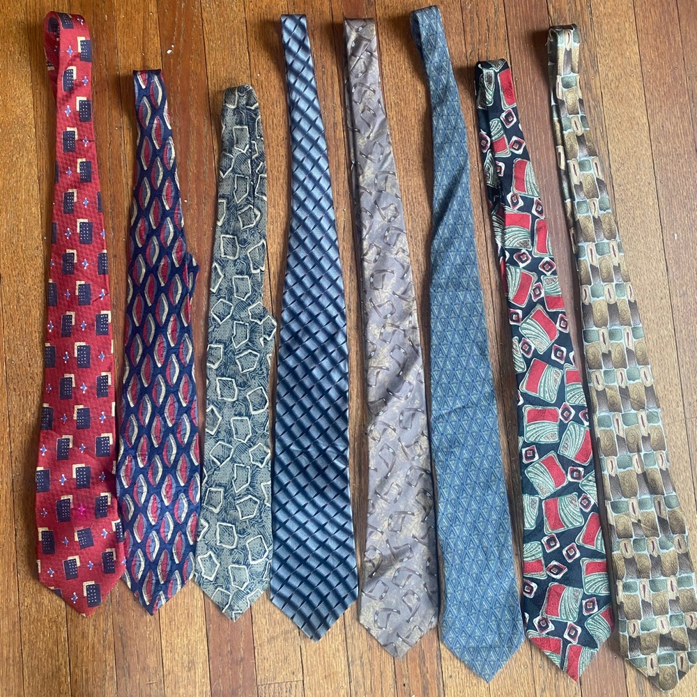 Men's Dress Tie Lot (8 ties)